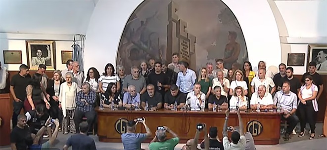 La CGT confirmó el paro contra la reforma laboral y atribuyó el cierre de FATE al fracaso del plan económico del Gobierno